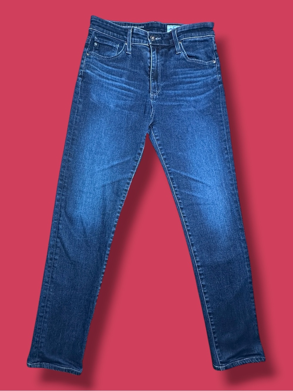 AG The Stevie High-Rise Skinny Ankle Jeans.👖 Size 26R (Run Large) - Picture 3 of 16
